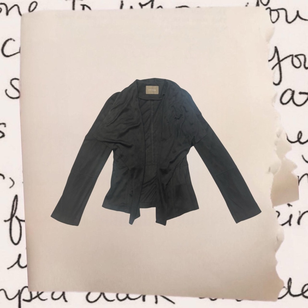 charcoal cardigan waterfall